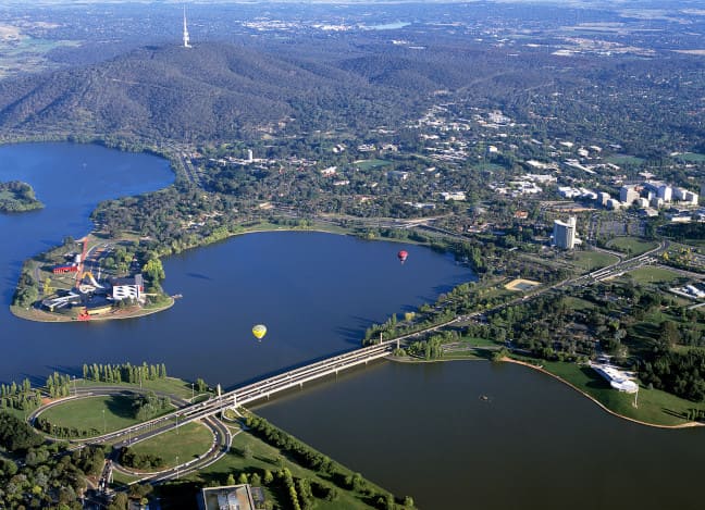 canberra aerial